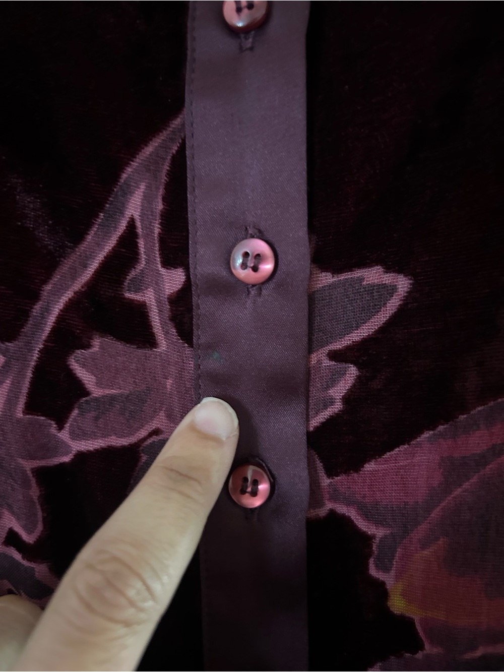 ModCloth Burgundy Velvet Dress with Slip - Size S - Picture 4 of 6